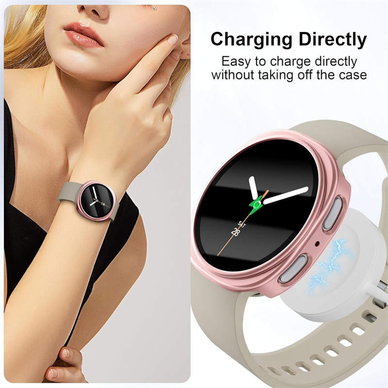 زجاج مقسى + حافظة لساعة سامسون - مراجعة Samsung Smartwatch Accessories وسعره