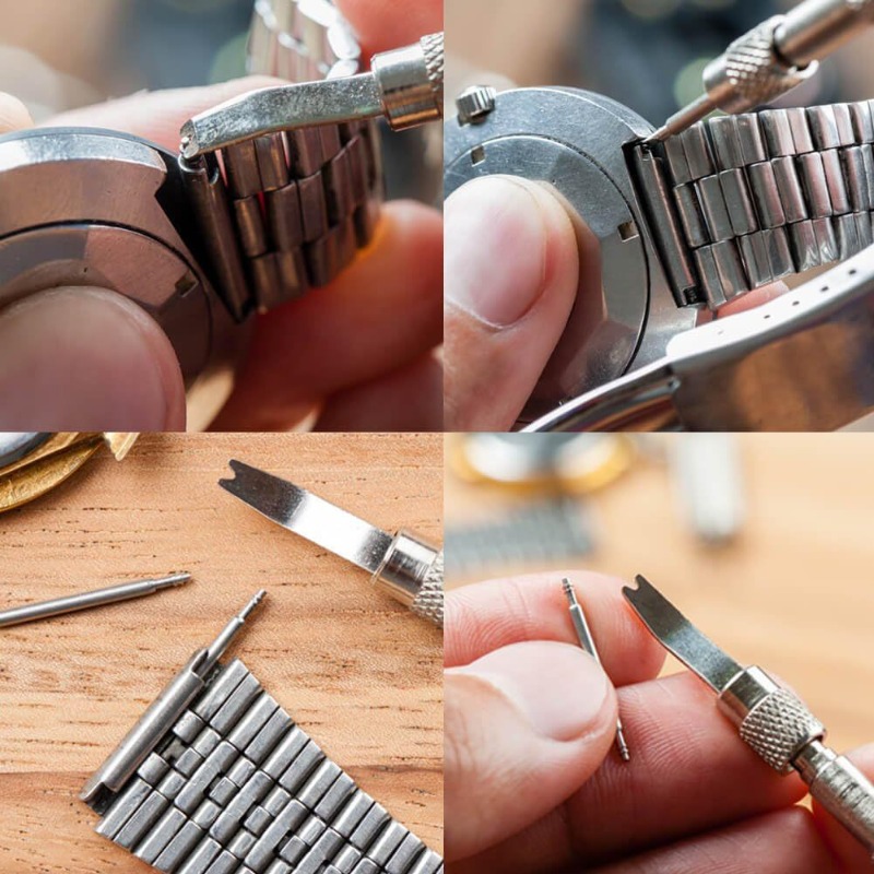 طقم أدوات إصلاح الساعات الشامل - مراجعة Tool Kit Strap Change وسعره