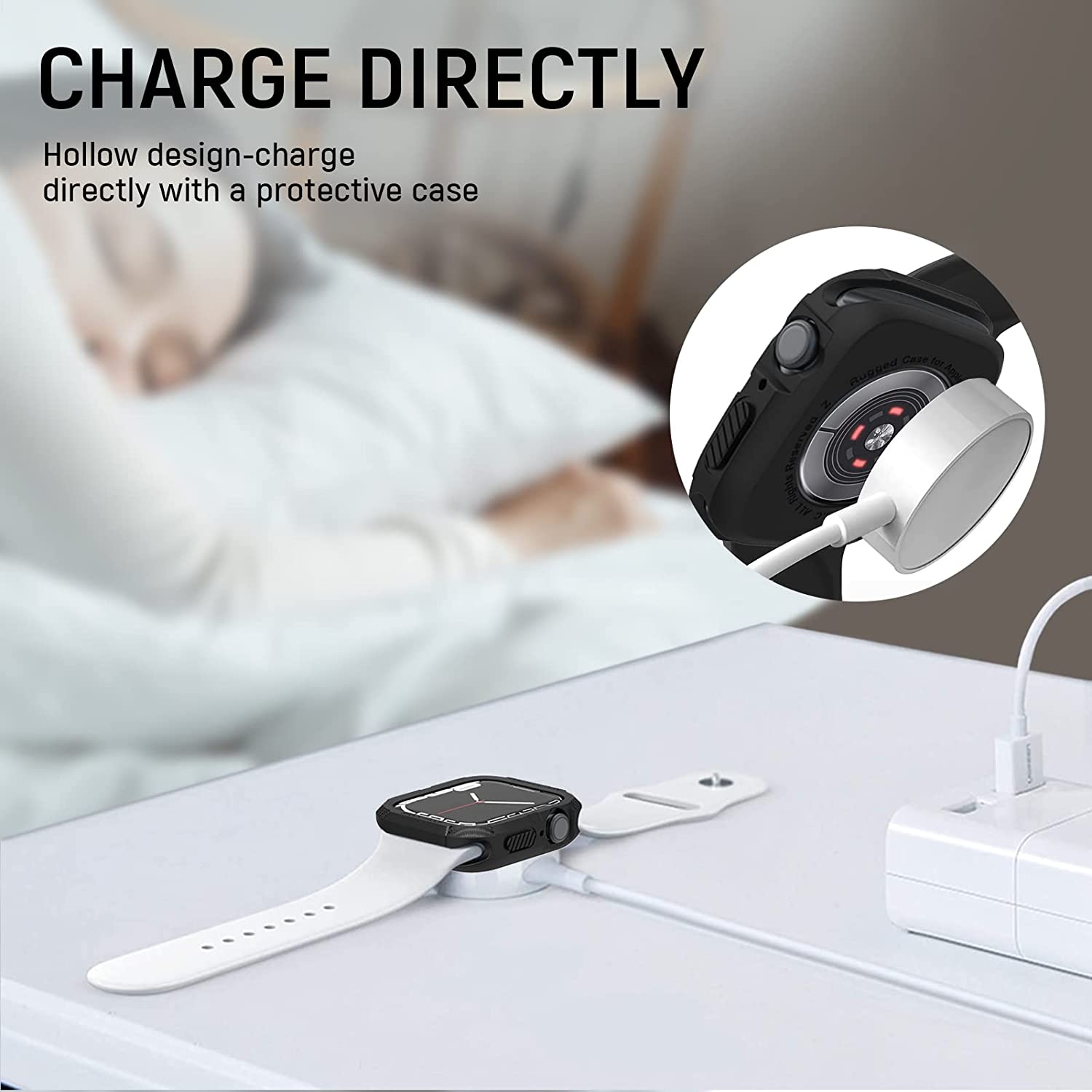 غطاء متين لساعة أبل 44 مللي مت - مراجعة Smartwatch Band Accessories وسعره